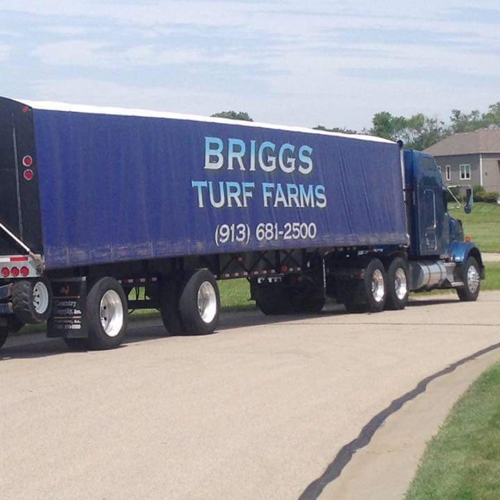 Briggs Turf Farms delivery truck